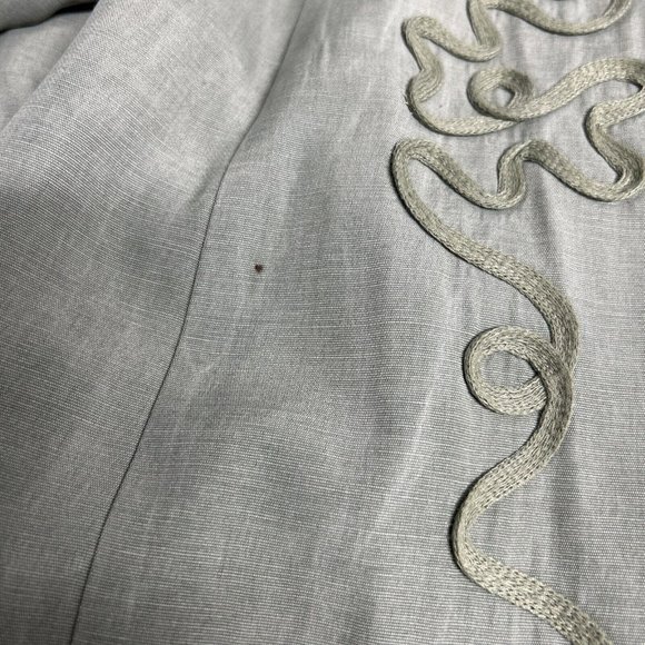 VTG Perceptions By Irene B Green Shoulder Padded Button Up Embellished Blouse 14 - Picture 9 of 10